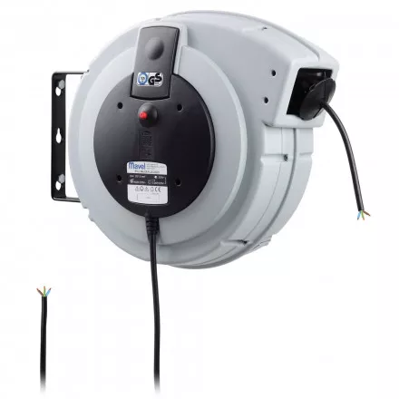 Удлинитель силовой на автоматической катушке Mavel Roll Major Plus (арт.820704), 25м, 230В, H05VV-F, 3X1,5мм2, 8A
