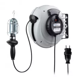 Светильник-переноска на автоматической катушке Mavel Rollamp Compact (арт.808810), E27, 220В, 60Вт, 20м, H05RN-F